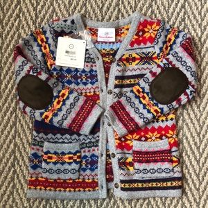 Hanna Andersson girls sweater 4t